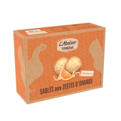 Sablés zestes d’orange 275g - L’Atelier St Michel