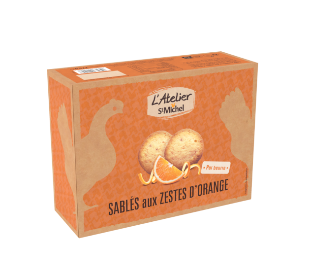 Sablés zestes d’orange 275g - L’Atelier St Michel