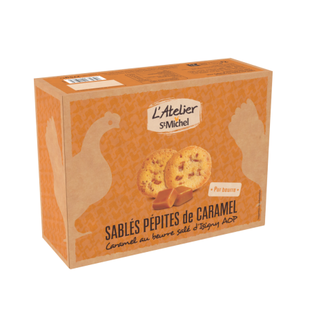 Sablés pépites de caramel 275g - L’Atelier St Michel