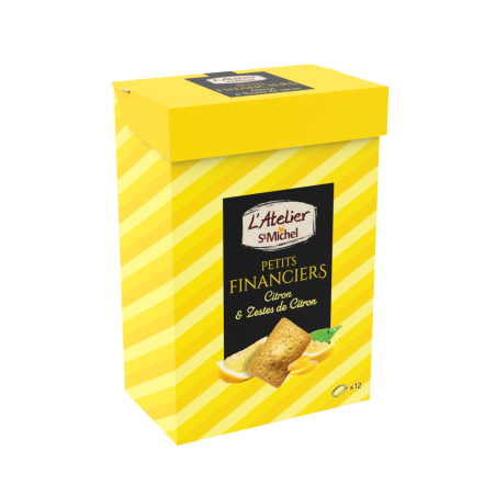 Petits financiers citron zestes de citron 135g - L’Atelier St Michel