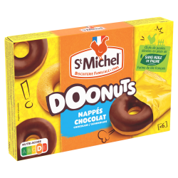 Doonuts nappés chocolat 180g - St Michel