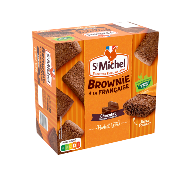 Brownies individuels chocolat format familial (x24) 720g - St Michel