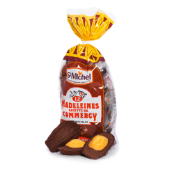 Sachet de 12 madeleines de Commercy au chocolat St Michel - 300g