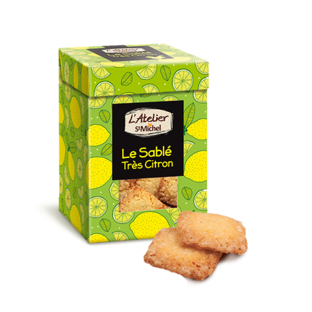 Sablés Très Citron Atelier St Michel - 140g