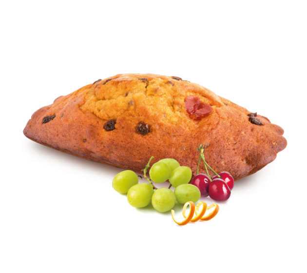 Madeleine géante cake aux fruits 350g