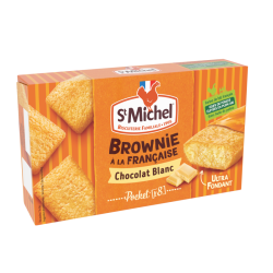 Cocottes mini brownie blanc St Michel 