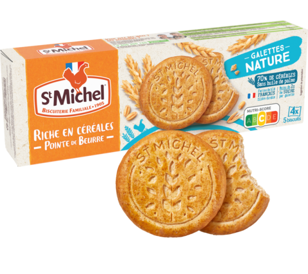 Galettes riches en céréales NATURE 142GR STM