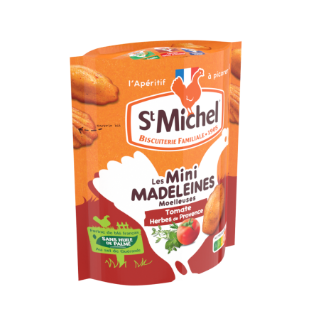 Mini Madeleines tomate herbes de Provence 100g - St Michel