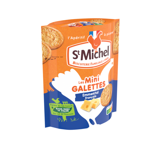 Mini Galettes emmental 100g - St Michel