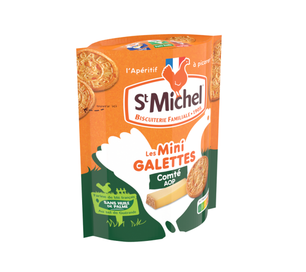 Mini Galettes Comté AOP 100g - St Michel